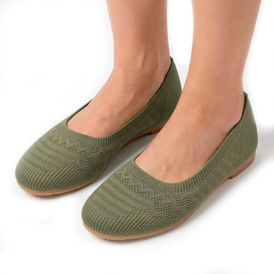 Women's Breathable Knit Ballet Flats Mila