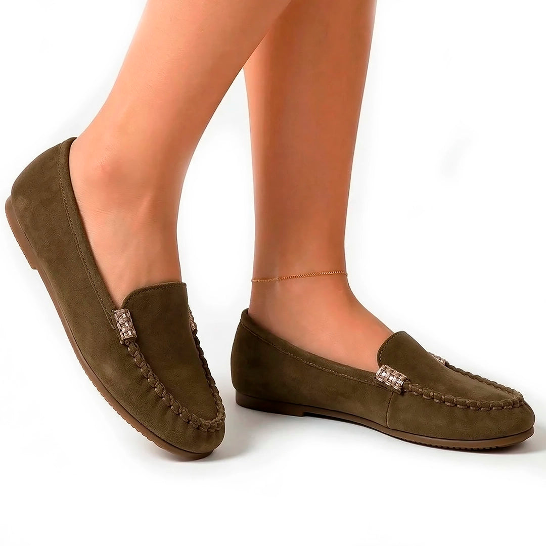 Women's Soft Suede Slip-On Ballet Flats Mila