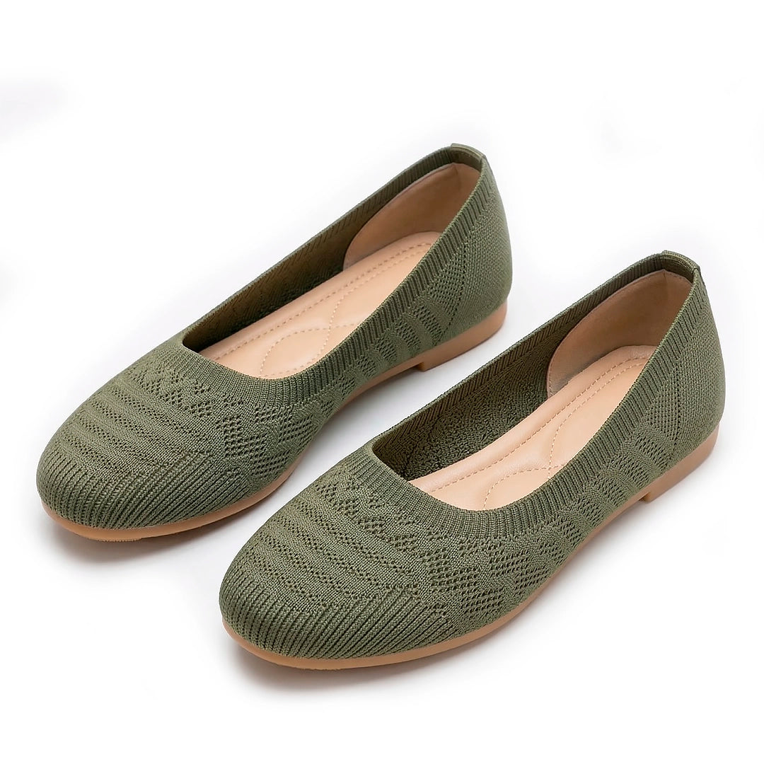 Women's Breathable Knit Ballet Flats Mila