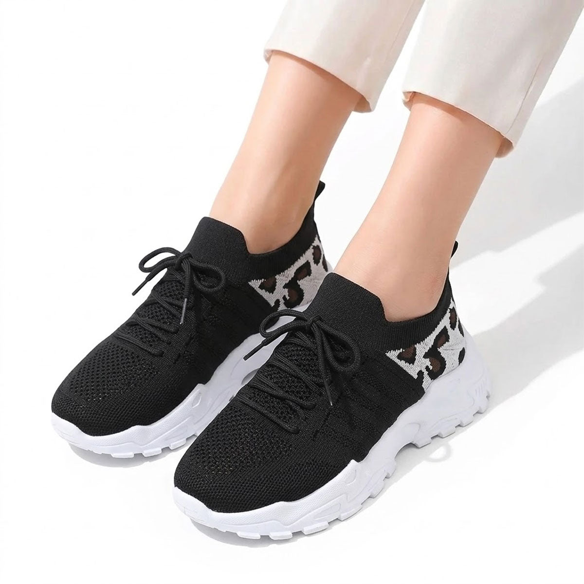 Women's Breathable Knit Casual Sneakers Mila