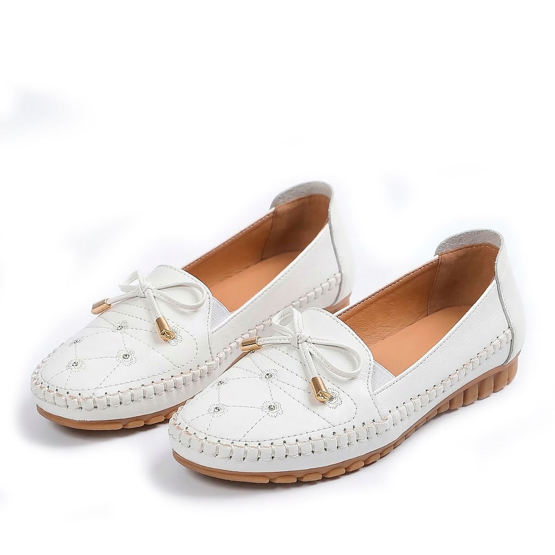 Women's Soft-Touch Studded Driving Loafers Mila