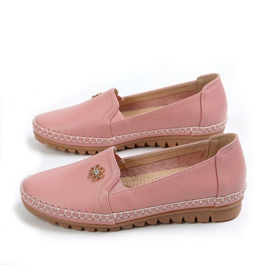 Women's Soft Pebbled Loafers Mila