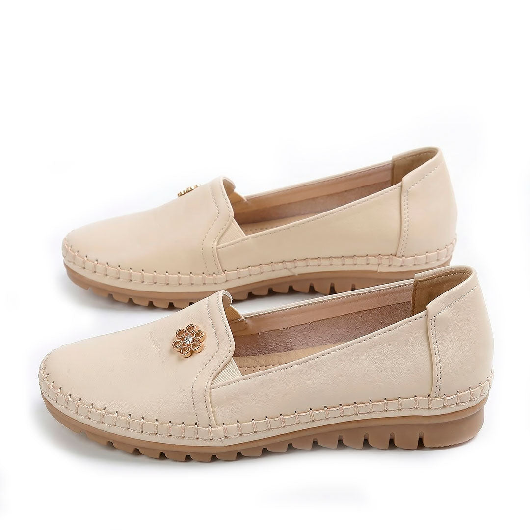 Women's Soft Pebbled Loafers Mila