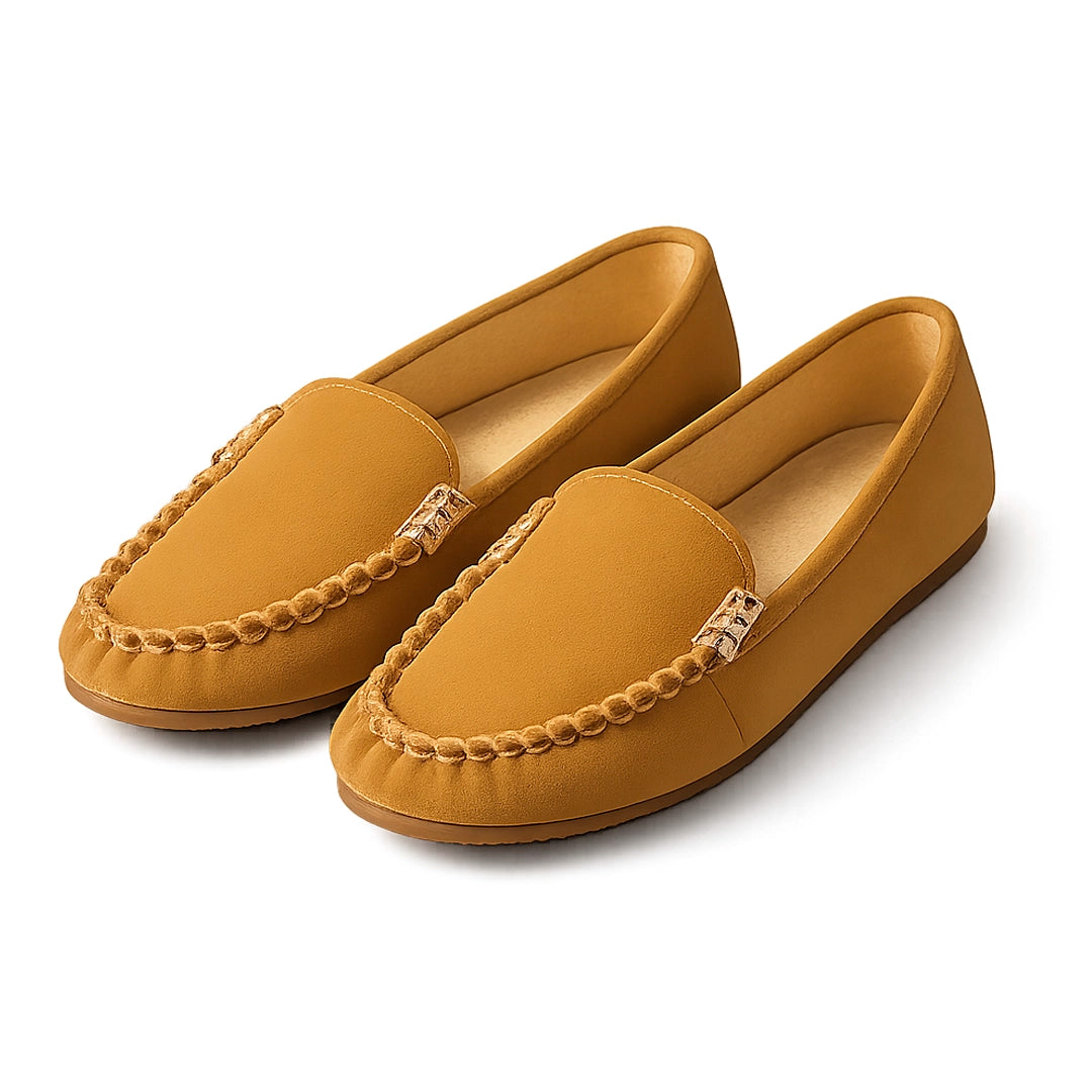Women's Soft Suede Slip-On Ballet Flats Mila