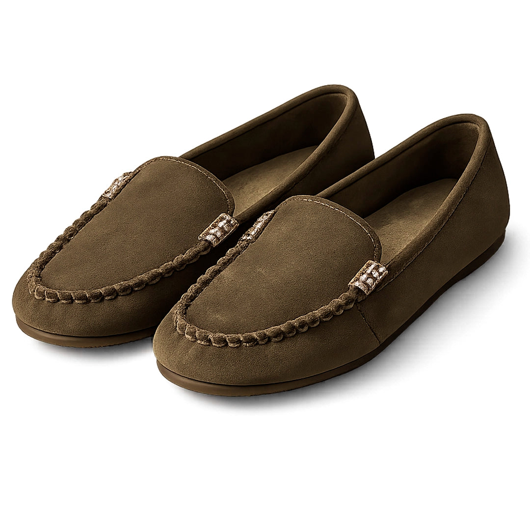 Women's Soft Suede Slip-On Ballet Flats Mila