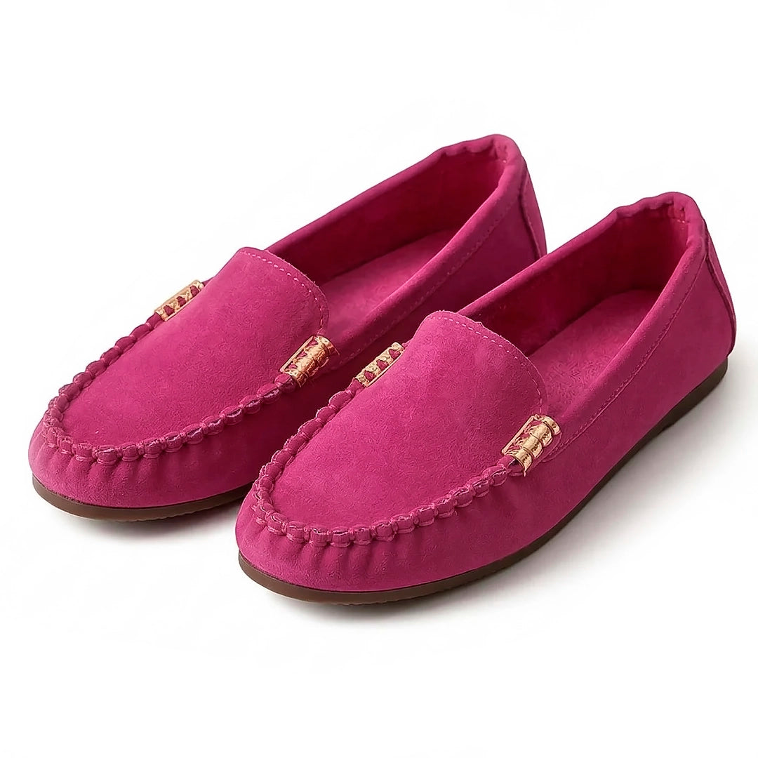 Women's Soft Suede Slip-On Ballet Flats Mila