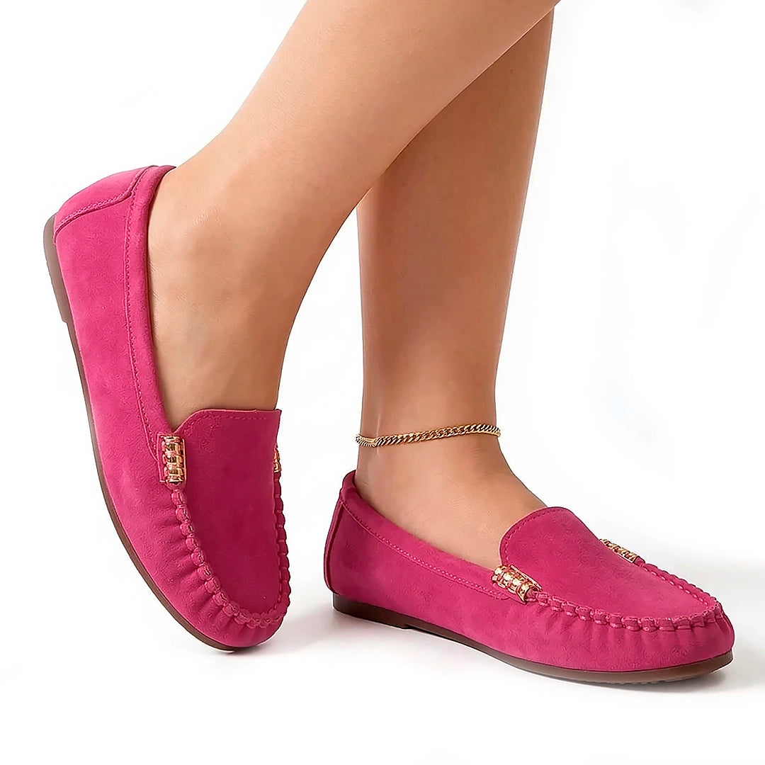 Women's Soft Suede Slip-On Ballet Flats Mila