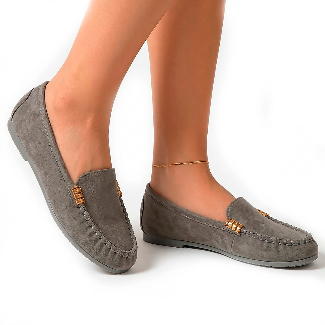 Women's Soft Suede Slip-On Ballet Flats Mila