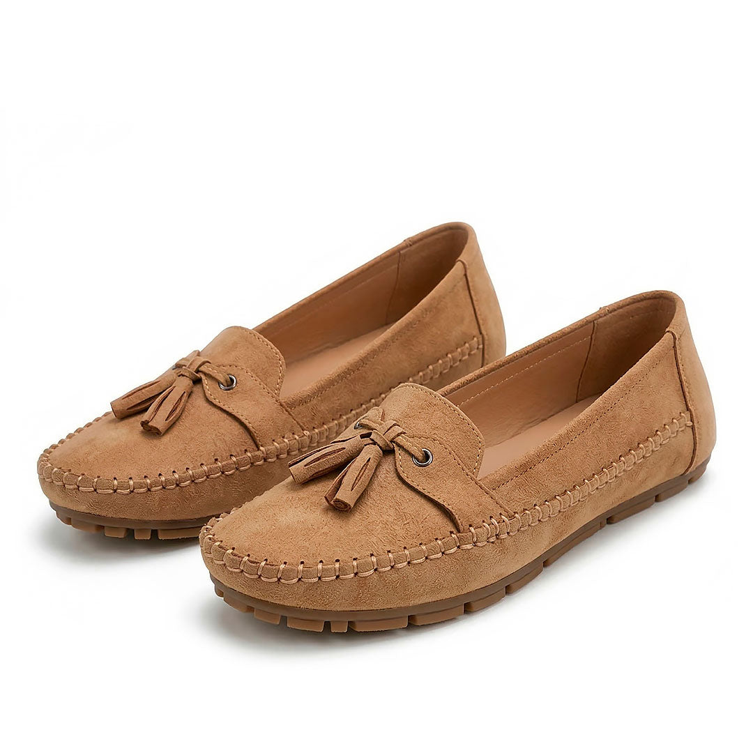 Women's Soft Suede Tassel Driving Loafers Mila