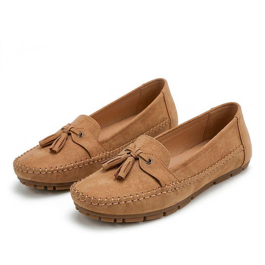Women's Soft Suede Tassel Driving Loafers Mila