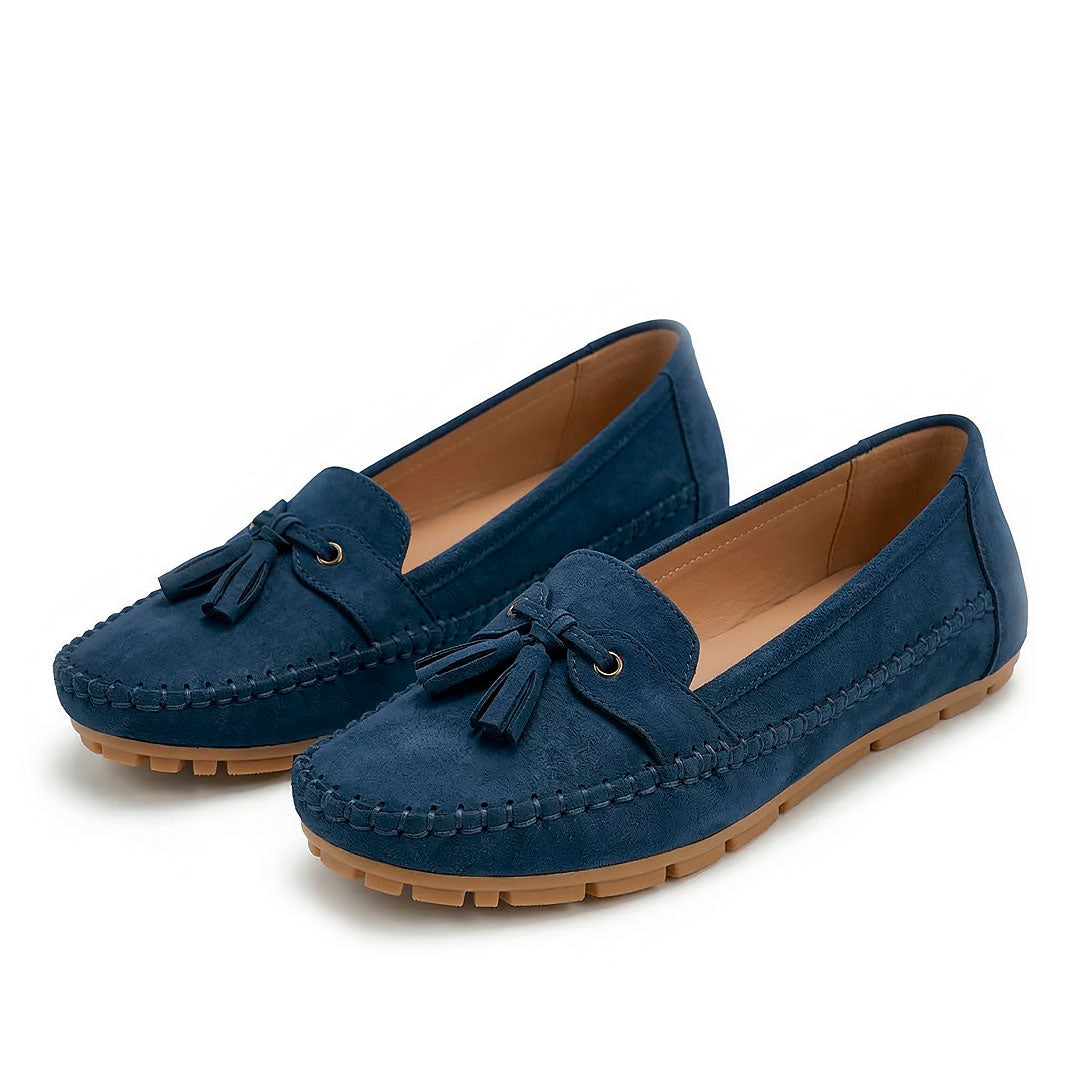 Women's Soft Suede Tassel Driving Loafers Mila