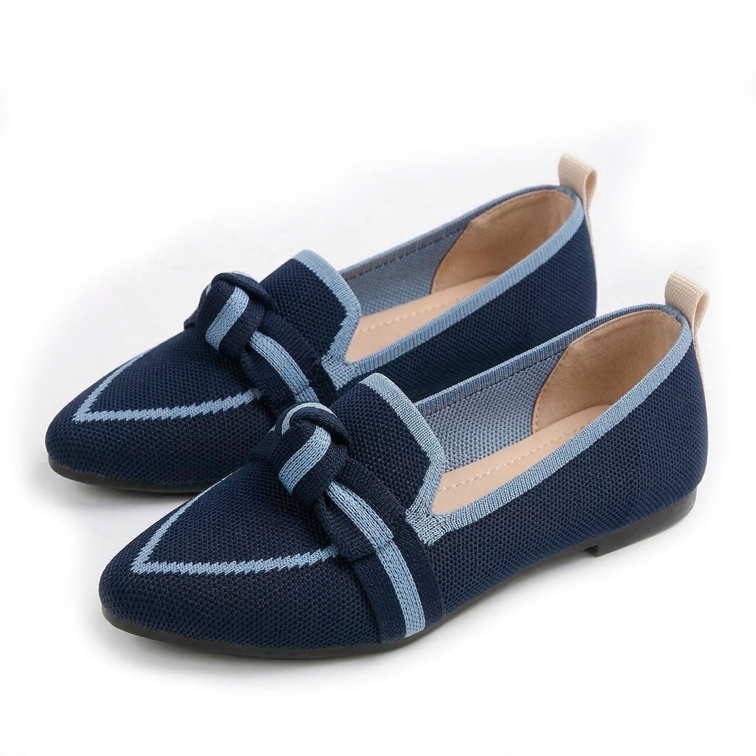 Women's Woven Knit Pointed Flats Mila