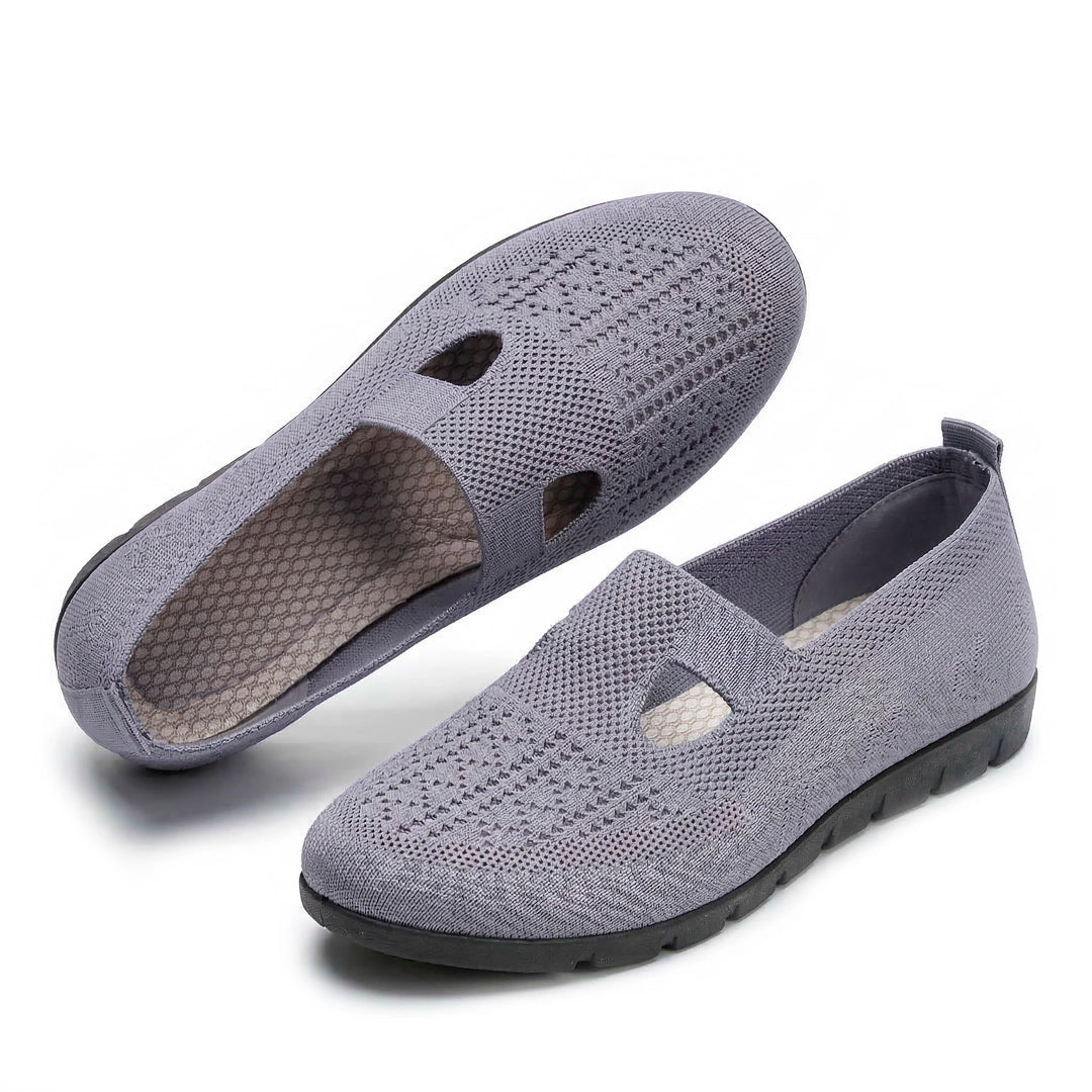 Women's Woven Knit Slip-On Flat Shoes Mila