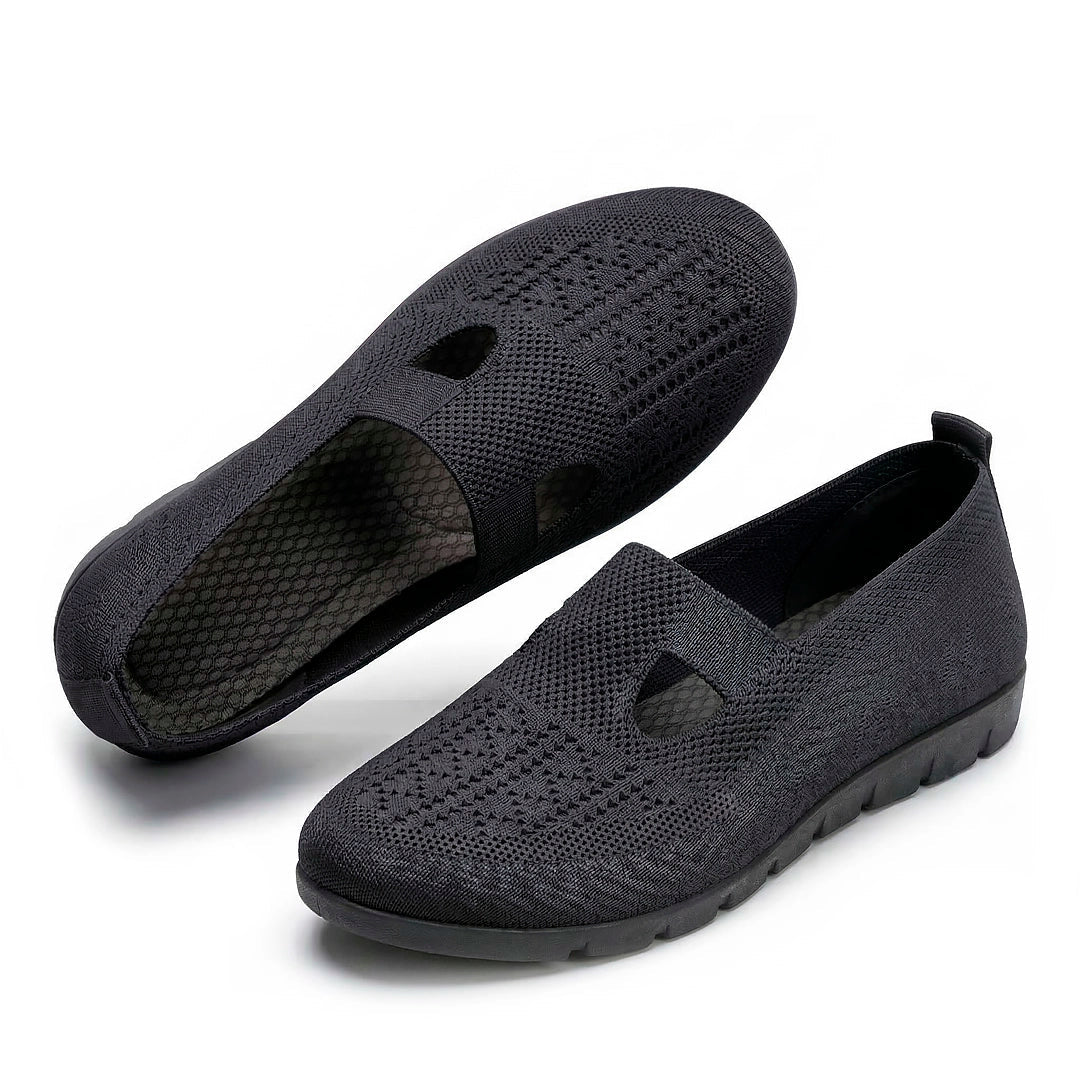 Women's Woven Knit Slip-On Flat Shoes Mila