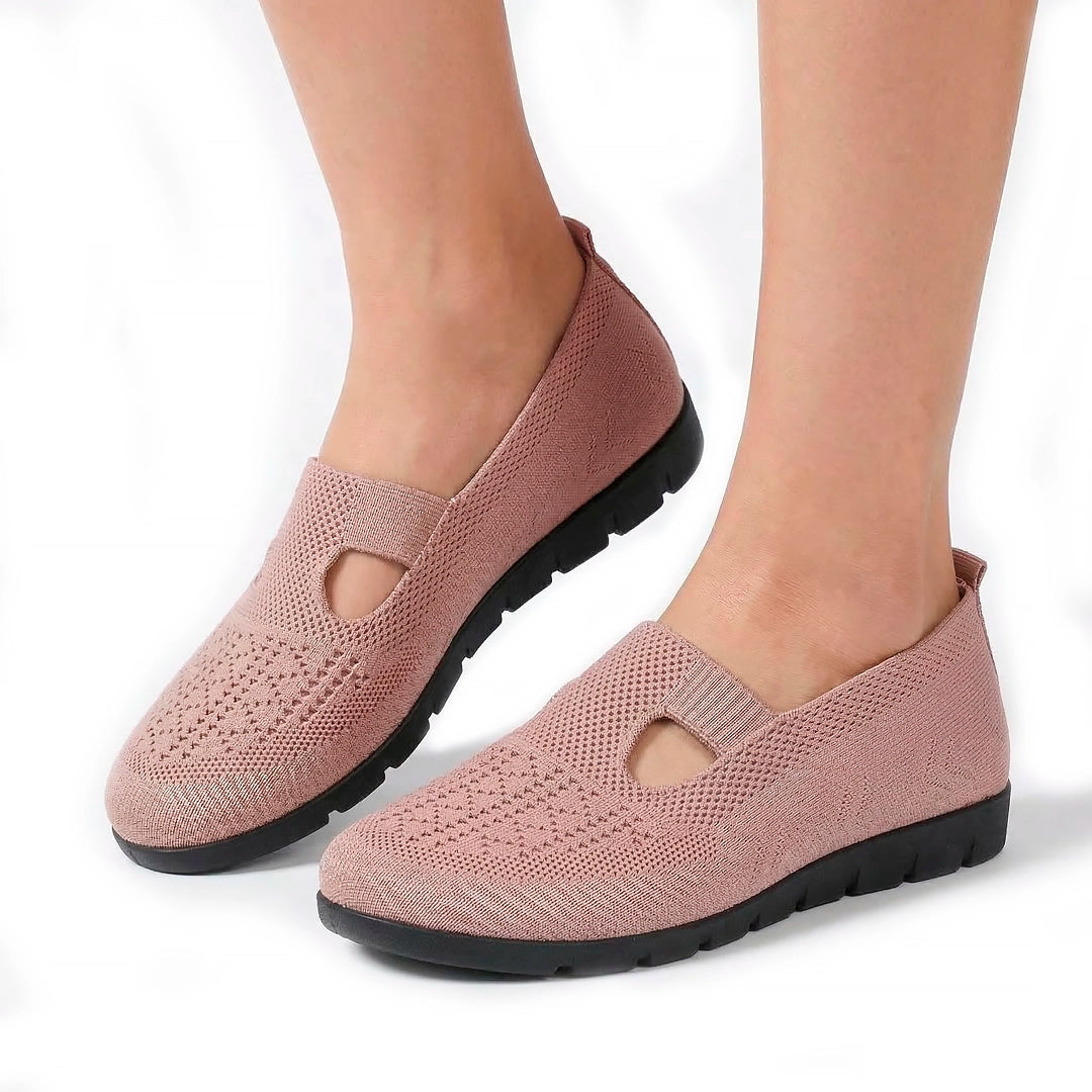 Women's Woven Knit Slip-On Flat Shoes Mila