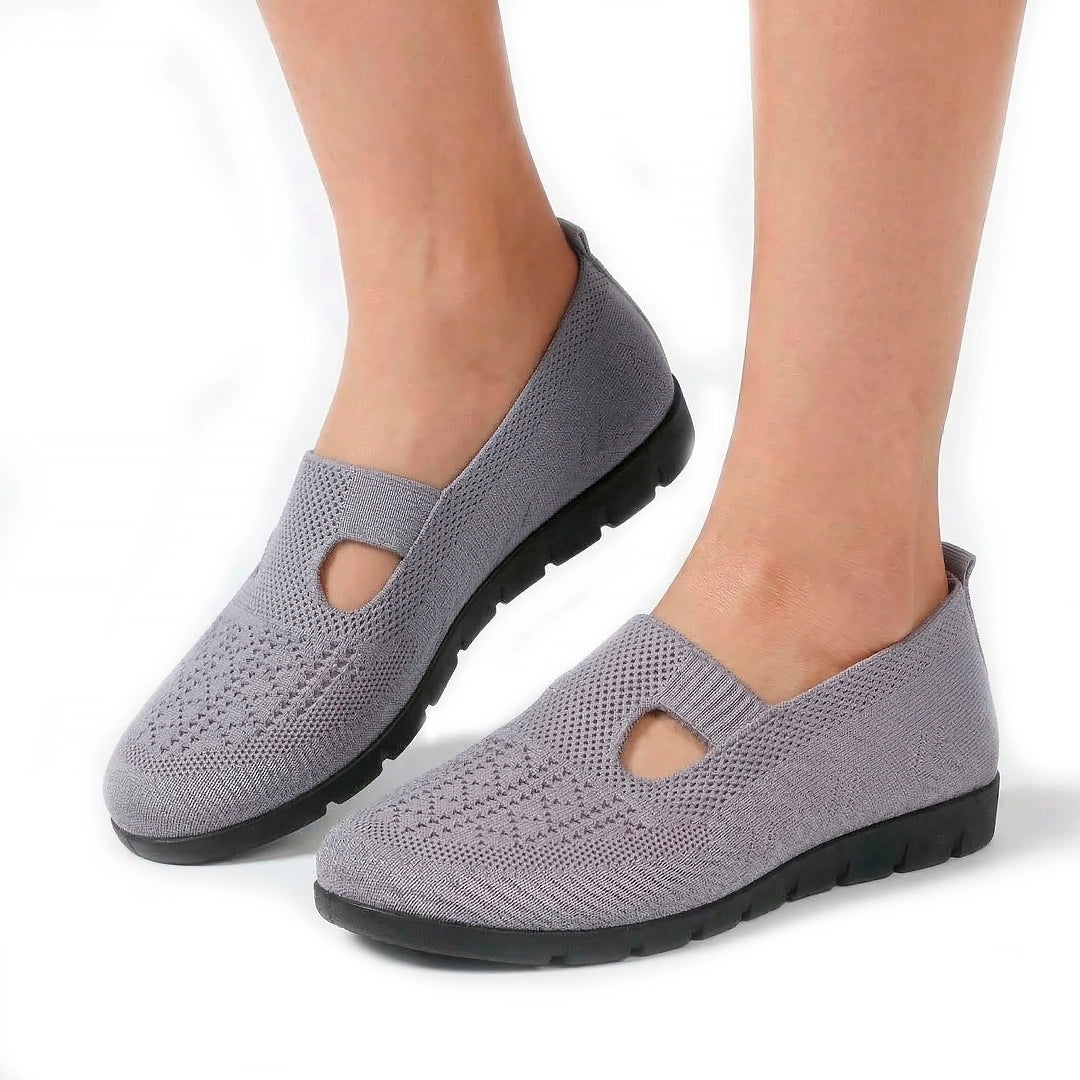 Women's Woven Knit Slip-On Flat Shoes Mila